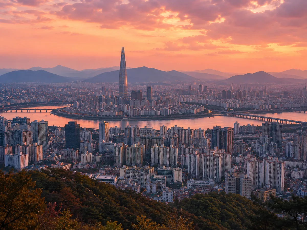 South Korea cityscape